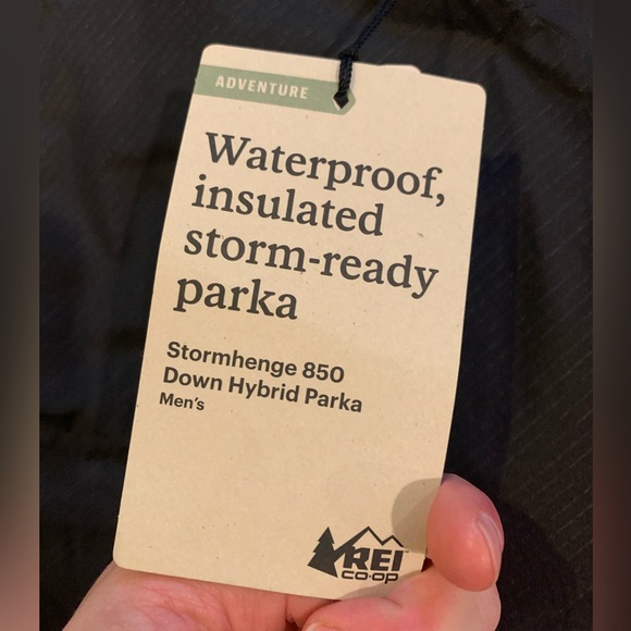 NWT REI Stormhenge Down Hyrbid Parka. Size Medium - Picture 14 of 14
